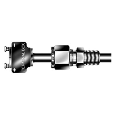 BORED-TROUGH MALE CONNECTOR SS316/316L - 10 MM OD - 3/8 IN. MALE ISO TAPERED THREAD