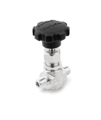 NEEDLE VALVE, 345 BAR, 1/8 IN. FEMALE ISO PARALLEL, SS316/316L
