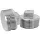 NORDS R-238 1.4404 PLUG SQUARE HEAD 2" TAPERED THREAD