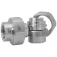 NORDS R-131 I/S 1.4404 UNION 3 PC. 1/4" x 14 INSIDE/WELD CONICAL SEALING